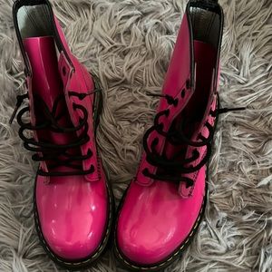 Hot pink Dr Marten Boots